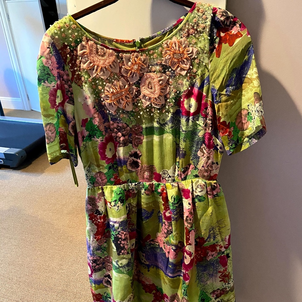 Floral summer designer Peter Som stunning dress